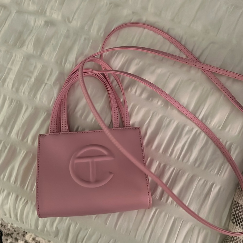 Bubblegum pink mini Telfar (authentic with proof)